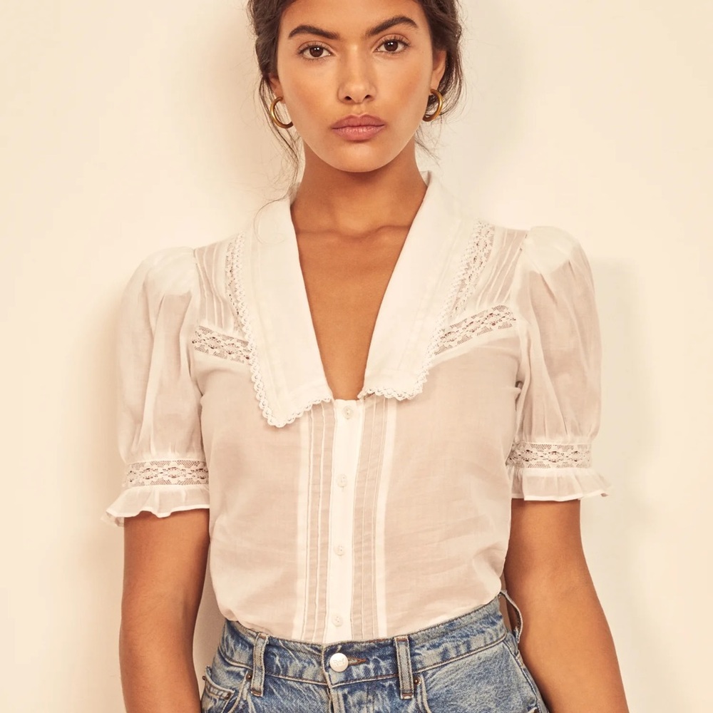 [SOLD] Reformation Hara Blouse XS